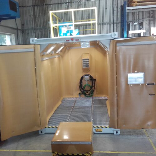 Sandstrahlcontainer